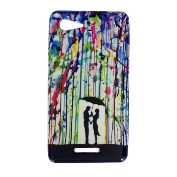 کاور ژله ای طرح دار مناسب برای Sony Xperia E3
