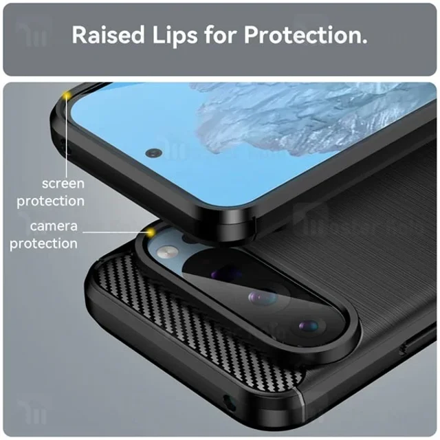 قاب فیبر کربنی گوگل Google Pixel 9 Rugged Armor Fiber Carbon - تصویر 3