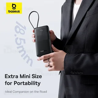 پاوربانک 10000 بیسوس Baseus Bipow 2 P10077101113 توان 20 وات همراه با کابل Type C متصل - تصویر 8