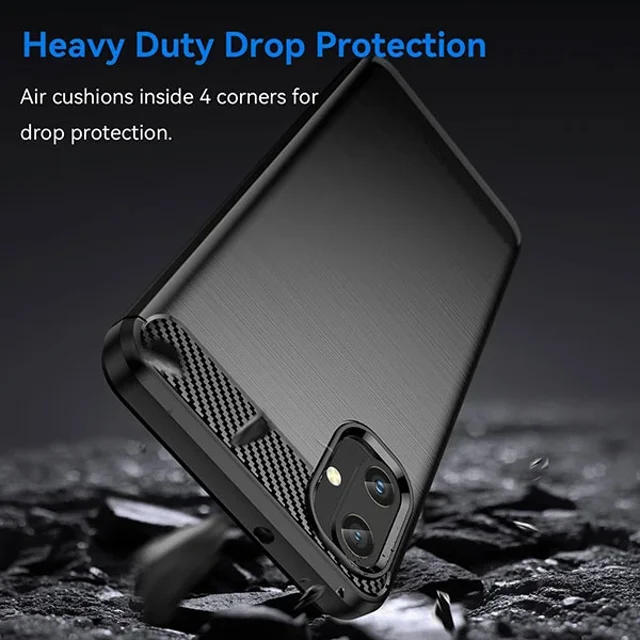 قاب فیبر کربنی سامسونگ Samsung Galaxy A05 Rugged Armor Fiber Carbon - تصویر 4