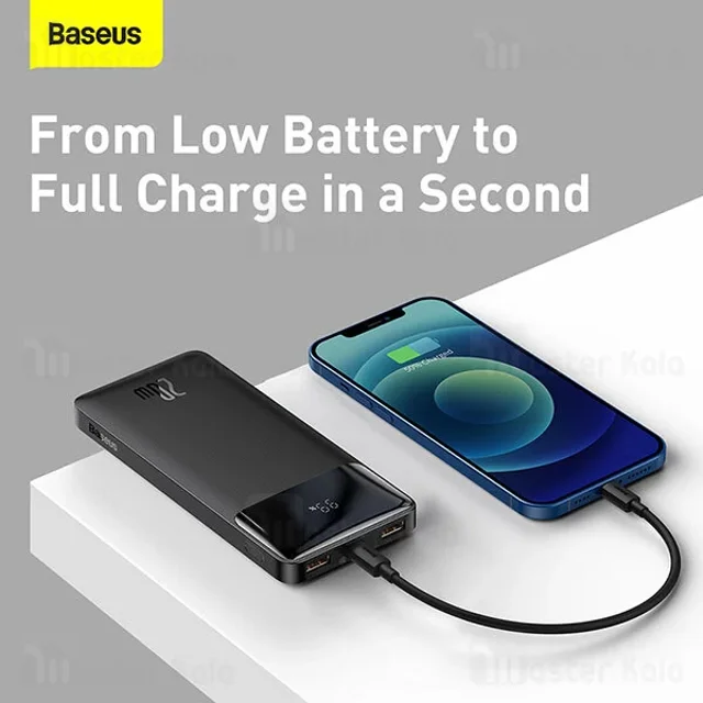 پاوربانک 10000 بیسوس Baseus Bipow Digital Display PPBD10K-X توان 20 وات - تصویر 4