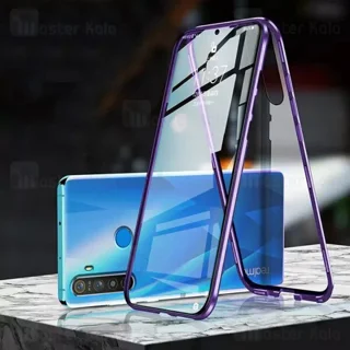 قاب مگنتی 360 درجه Realme 6i Magnetic 2 in 1 Case دارای گلس صفحه - تصویر 2