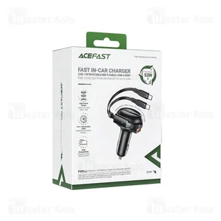 شارژر فندکی ایس فست ACEFAST B13 53W Fast Charger توان 53 وات همراه با کابل متصل - تصویر 6