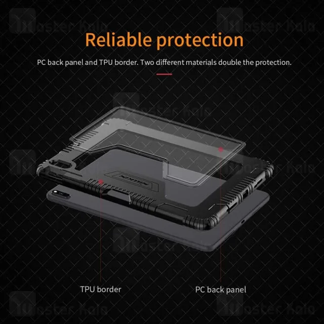 کیف چرمی هوشمند نیلکین Huawei MatePad Pro Nillkin Bumper Leather - تصویر 6