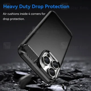 قاب فیبر کربنی آیفون Apple iPhone 16 Pro Max Rugged Armor Fiber Carbon - تصویر 4
