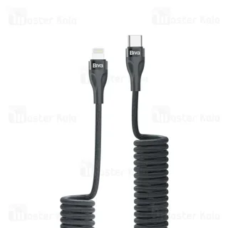 کابل لایتنینگ به Type-C فنری بیوا Biva C-25CL Stretchable توان 20 وات - تصویر 2