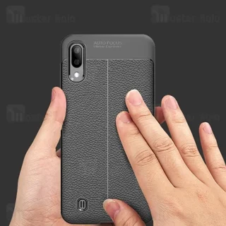قاب محافظ ژله ای طرح چرم سامسونگ Samsung Galaxy M10 Auto Focus - تصویر 3