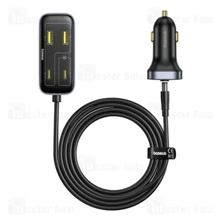 شارژر فندکی بیسوس Baseus BackseatPal L1 C00081100121 دارای 6 پورت و توان 110 وات - تصویر 4