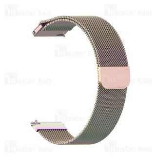 بند فلزی ساعت هوشمند شیائومی Xiaomi Amazfit Bip S Stainless Steel Milanese Strap - تصویر 7