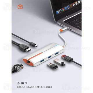 هاب 6 پورت تایپ سی الدینیو LDNIO DS-26H توان 100 وات - تصویر 7