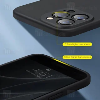 قاب سیلیکونی بیسوس آیفون Apple iPhone 13 Pro ARYT000101 - تصویر 6