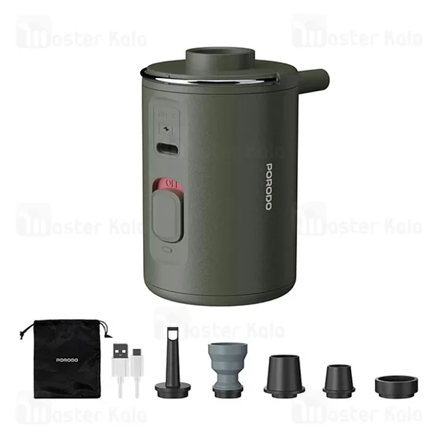 کمپرسور باد چند کاره پرودو Porodo Lifestyle Nano PDLFST040GN - تصویر 2