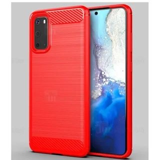 قاب محافظ ژله ای سامسونگ Samsung Galaxy S20 Rugged Armor Fiber Carbon - تصویر 5