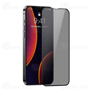 پک 2تایی گلس حریم شخصی تمام صفحه آیفون Apple iPhone 13 Mini Baseus Anti-Spy Glass Film - تصویر 7