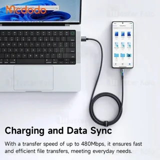کابل Type-C مک دودو Mcdodo CA-818 طول 1.2 متر توان 30 وات - تصویر 6