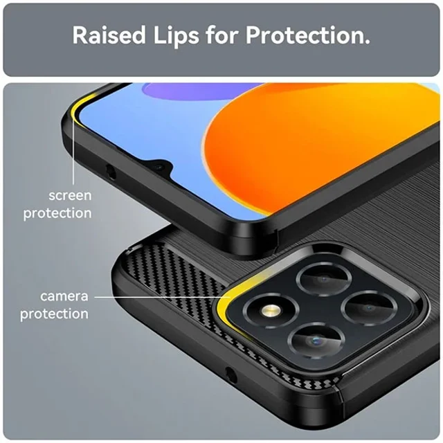 قاب فیبر کربنی Honor X6a Rugged Armor Fiber Carbon - تصویر 5