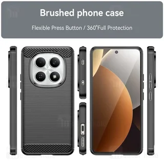 قاب فیبر کربنی شیائومی Xiaomi Redmi Note 15 4G / Note 15 5G Rugged Armor Fiber Carbon - تصویر 3