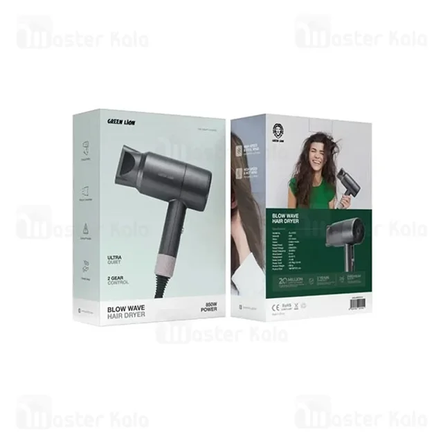 سشوار گرین لاین Green Lion Blow Wave Hair Dryer GNBLAIRDRYGY توان 850 وات - تصویر 4