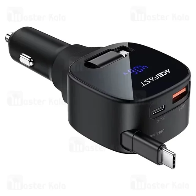 شارژر فندکی ایس فست ACEFAST B17 95W Fast Charger توان 95 وات همراه با کابل متصل - تصویر 2