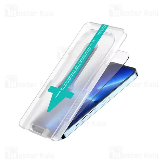 گلس تمام صفحه تمام چسب کوتتسی Apple iPhone 14 Pro Coteetci HD 35008 - تصویر 2