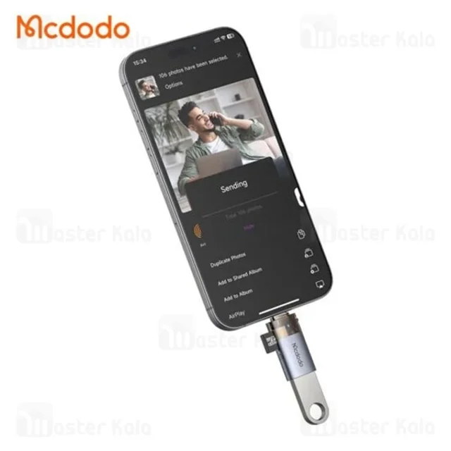 تبدیل OTG تایپ سی به USB3.0 و رم ریدر مک دودو Mcdodo OT-7600 - تصویر 8