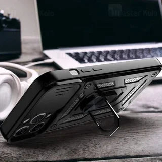 گارد محافظ ضد ضربه انگشتی آیفون Apple iPhone 13 Pro Max SHUNIJA Armor Case دارای محافظ - تصویر 5