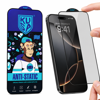 گلس (محافظ صفحه) KUSA Anti Static ویژه iphone 17 Pro Max - تصویر 2