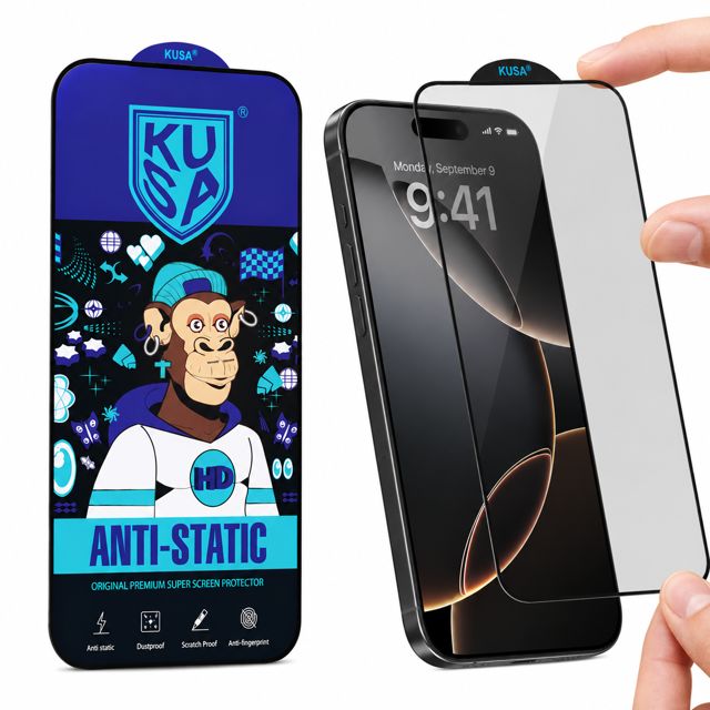 گلس (محافظ صفحه) KUSA Anti Static ویژه iphone 17 Pro Max - تصویر 2