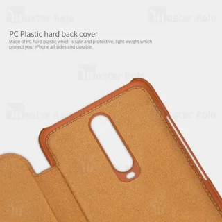 کیف چرمی نیلکین شیائومی Xiaomi Redmi K30 / Poco X2 Nillkin Qin Leather Case - تصویر 8