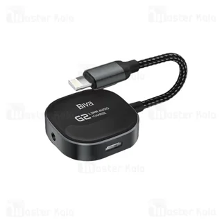 کابل تبدیل لایتنینگ اتصال همزمان هندزفری و شارژر Biva Jack-02L - تصویر 2