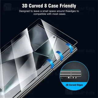 گلس تمام صفحه تمام چسب مانکی Samsung Galaxy S25 Ultra Monkey Full Screen Glass - تصویر 4