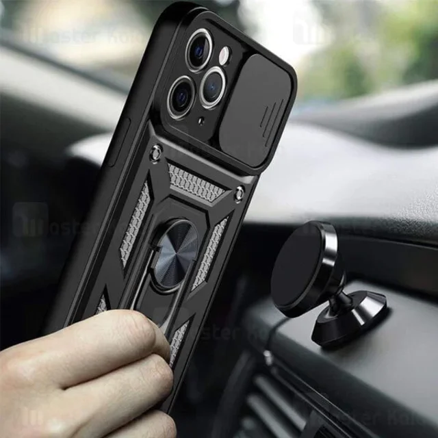 گارد محافظ ضد ضربه انگشتی آیفون Apple iPhone 11 Pro Max SHUNIJA Armor Case دارای محافظ - تصویر 3