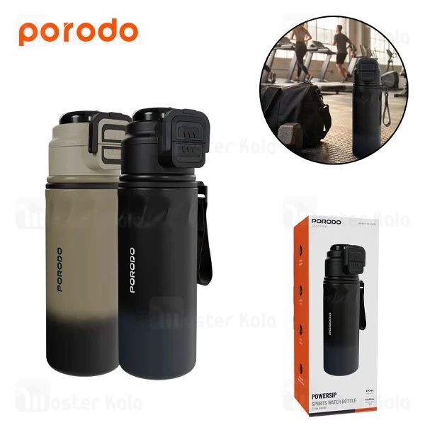 فلاسک پرودو Porodo Lifestyle Powersip PDLFSTB25BK ظرفیت 670 میلی لیتر