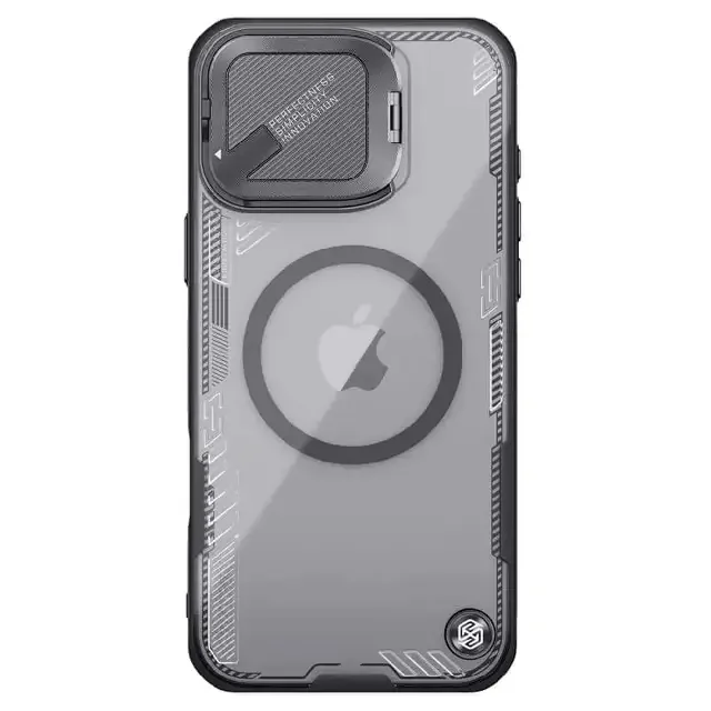 کاور مگنتی نیلکین مشکی - مدل Iceblade Prop Magnetic MagSafe با محافظ دوربین و استند مناسب - تصویر 2