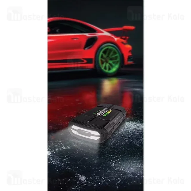 پاوربانک 12000 و کمپرسور باد و جامپ استارتر خودرو گرین لاین Green Lion 12V Jump Starter - تصویر 3