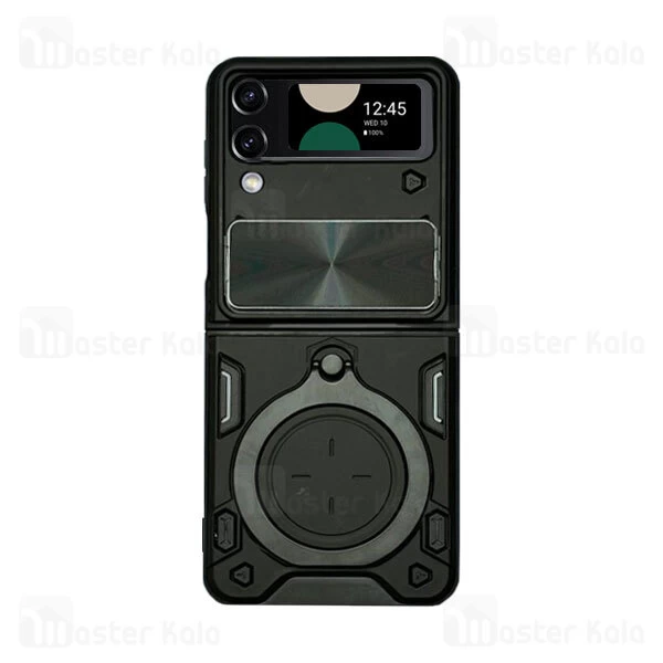 قاب ضد ضربه مگنتی Samsung Galaxy Z Flip 4 5G Magnetic Support Case دارای محافظ دوربین