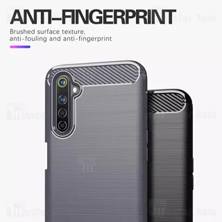 قاب محافظ ژله ای ریلمی Realme 6 Pro Rugged Armor Fiber Carbon - تصویر 4