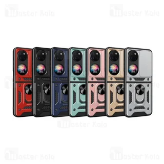 گارد محافظ ضد ضربه انگشتی Huawei P50 Pocket SHUNIJA Case دارای محافظ دوربین - تصویر 3