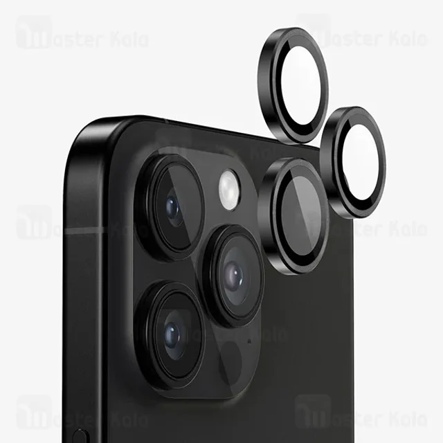 محافظ لنز فلزی دوربین مانکی Apple iPhone 16 Pro / 16 Pro Max Monkey Camera Lens - تصویر 2