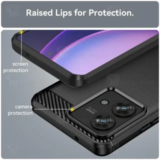 قاب فیبر کربنی موتورولا Motorola Edge 40 Neo Rugged Armor Fiber Carbon - تصویر 3