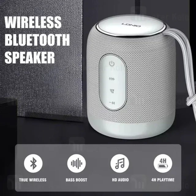 اسپیکر بلوتوث الدینیو Ldnio Bluetooth Speaker BTS12 توان 5 وات رم خور - تصویر 6