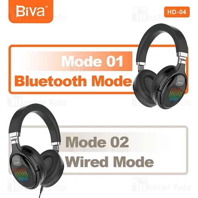 هدفون بلوتوث بیوا Biva HD-04 - تصویر 5