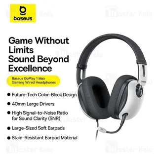 هدفون سیمی گیمینگ بیسوس Baseus GoPlay 1 Max A00181003213-00 کانکتور USB - تصویر 4