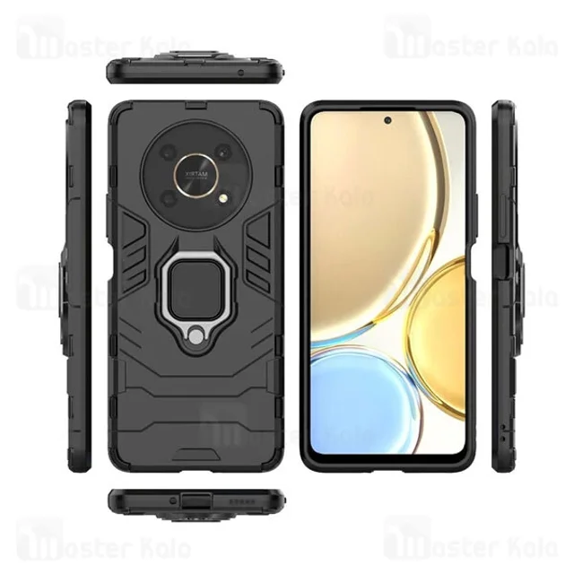 گارد ضد ضربه انگشتی هانر HONOR X30 Black Panther Keysion Armor Ring - تصویر 4