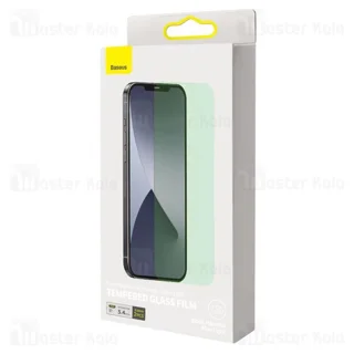 پک 2 تایی محافظ صفحه شیشه ای ضد اشعه بیسوس Baseus SGAPIPH54N-LP02 Apple iPhone 12 Mini - تصویر 3