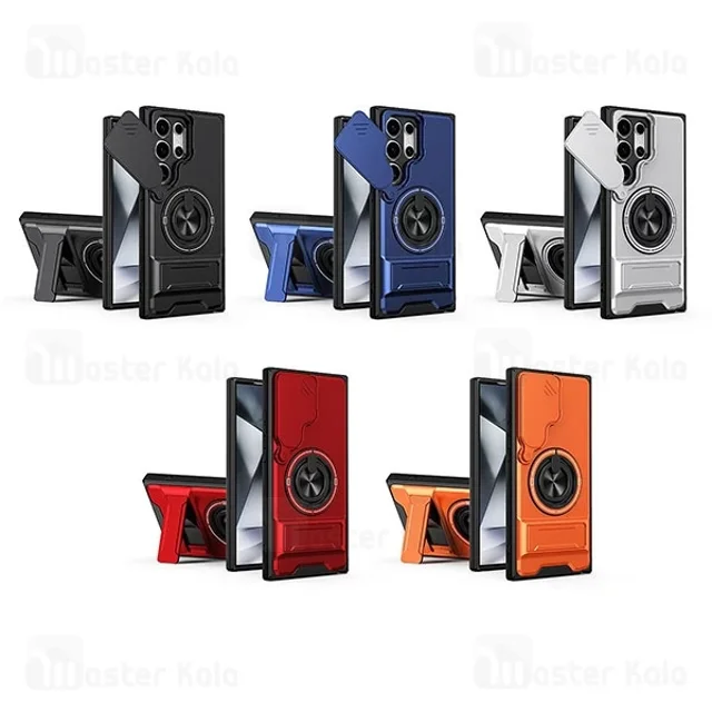 قاب ضد ضربه مگنتی Samsung Galaxy S24 ULTRA Magnetic Multifunctional Case دارای محافظ - تصویر 2