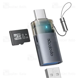 تبدیل OTG تایپ سی به USB3.0 و رم ریدر مک دودو Mcdodo OT-7600 - تصویر 3