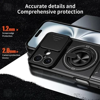 قاب ضد ضربه مگنتی Apple iPhone 16 Magnetic Multifunctional Case دارای محافظ دوربین - تصویر 5