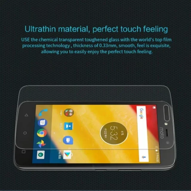 محافظ صفحه نمایش شیشه ای نیلکین موتورولا Nillkin H Glass Motorolla Moto C Plus - تصویر 6