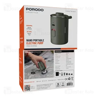 کمپرسور باد چند کاره پرودو Porodo Lifestyle Nano PDLFST040GN - تصویر 6